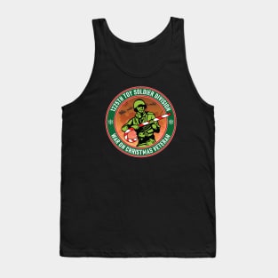 Army Men Toy Soldier War on Christmas - Funny Christmas Tank Top